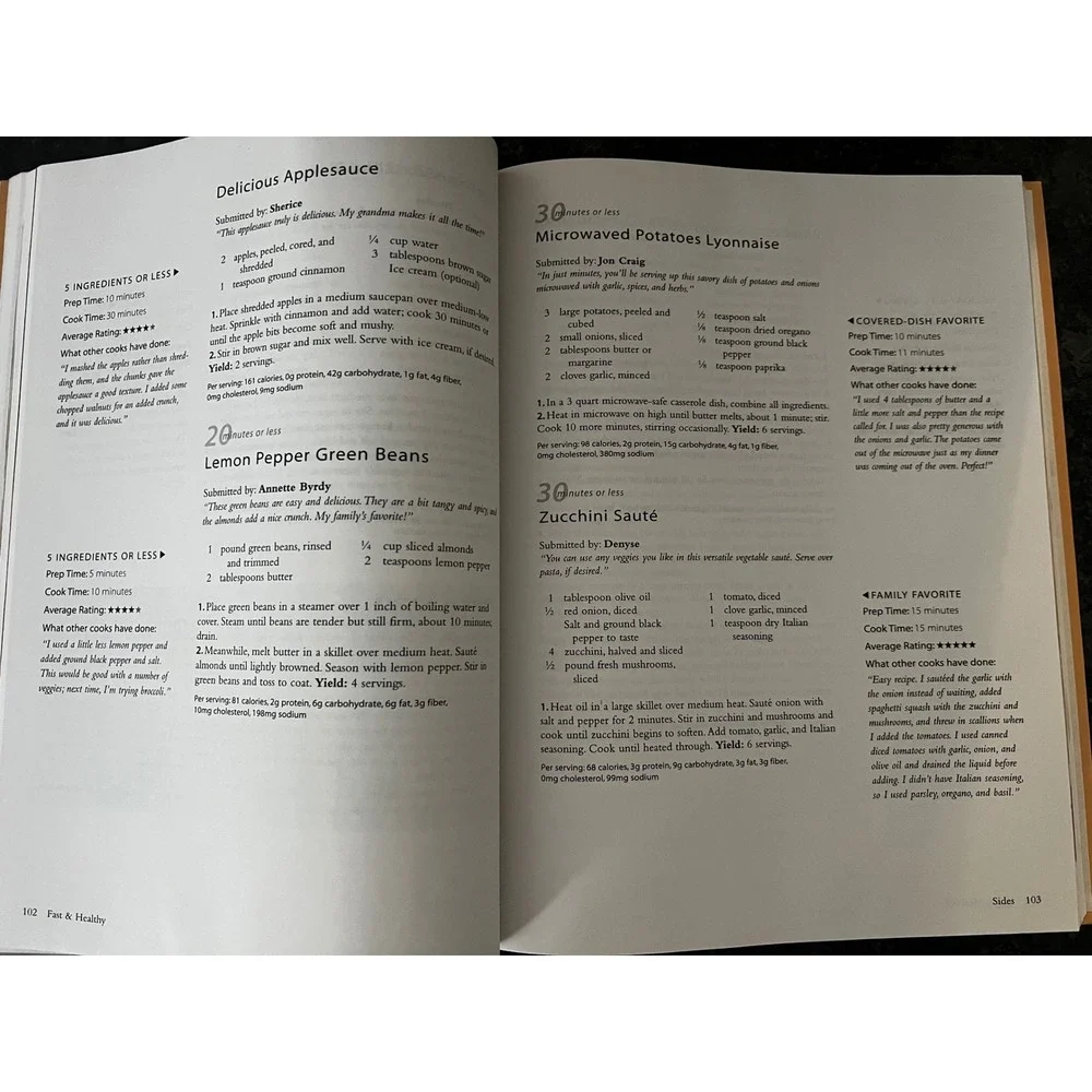 All‎ Recipes 30 Minutes to Cook Cookbook Oxmoor House Recipes 2004